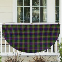 ScotsTee Shop Scottish Dalrymple Tartan Non-Pleated Fan Flag Bunting Banner