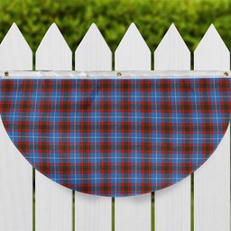 ScotsTee Shop Scottish Edinburgh Tartan Non-Pleated Fan Flag Bunting Banner