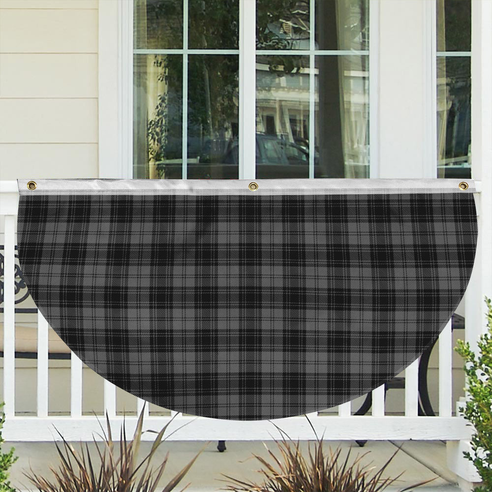 ScotsTee Shop Scottish Douglas Grey Vestiarium Scoticum Tartan Non-Pleated Fan Flag Bunting Banner