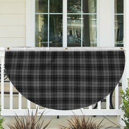 ScotsTee Shop Scottish Douglas Grey Vestiarium Scoticum Tartan Non-Pleated Fan Flag Bunting Banner