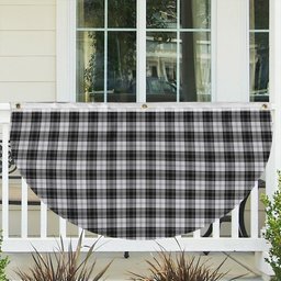 ScotsTee Shop Scottish Douglas Grey Ancient Tartan Non-Pleated Fan Flag Bunting Banner