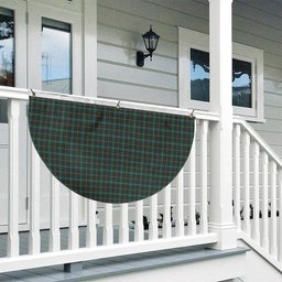 ScotsTee Shop Scottish Dundee Green Tartan Non-Pleated Fan Flag Bunting Banner