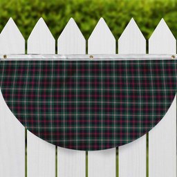 ScotsTee Shop Scottish Davidson Double Modern Tartan Non-Pleated Fan Flag Bunting Banner