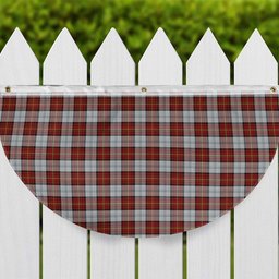 ScotsTee Shop Scottish Gillies Red Dress Tartan Non-Pleated Fan Flag Bunting Banner