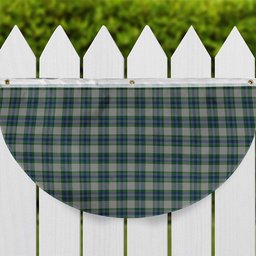 ScotsTee Shop Scottish Fraser Arisaid Tartan Non-Pleated Fan Flag Bunting Banner