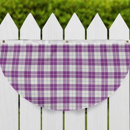 ScotsTee Shop Scottish Dunlop Dress Ancient Tartan Non-Pleated Fan Flag Bunting Banner