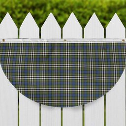 ScotsTee Shop Scottish MacDonell of Glengarry Dress Ancient Tartan Non-Pleated Fan Flag Bunting Banner
