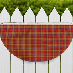 ScotsTee Shop Scottish Scrymgeour Modern Tartan Non-Pleated Fan Flag Bunting Banner