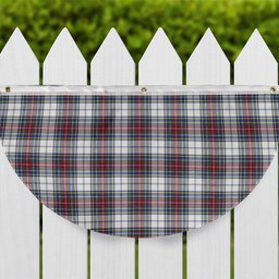 ScotsTee Shop Scottish MacBeth Dress Modern Tartan Non-Pleated Fan Flag Bunting Banner
