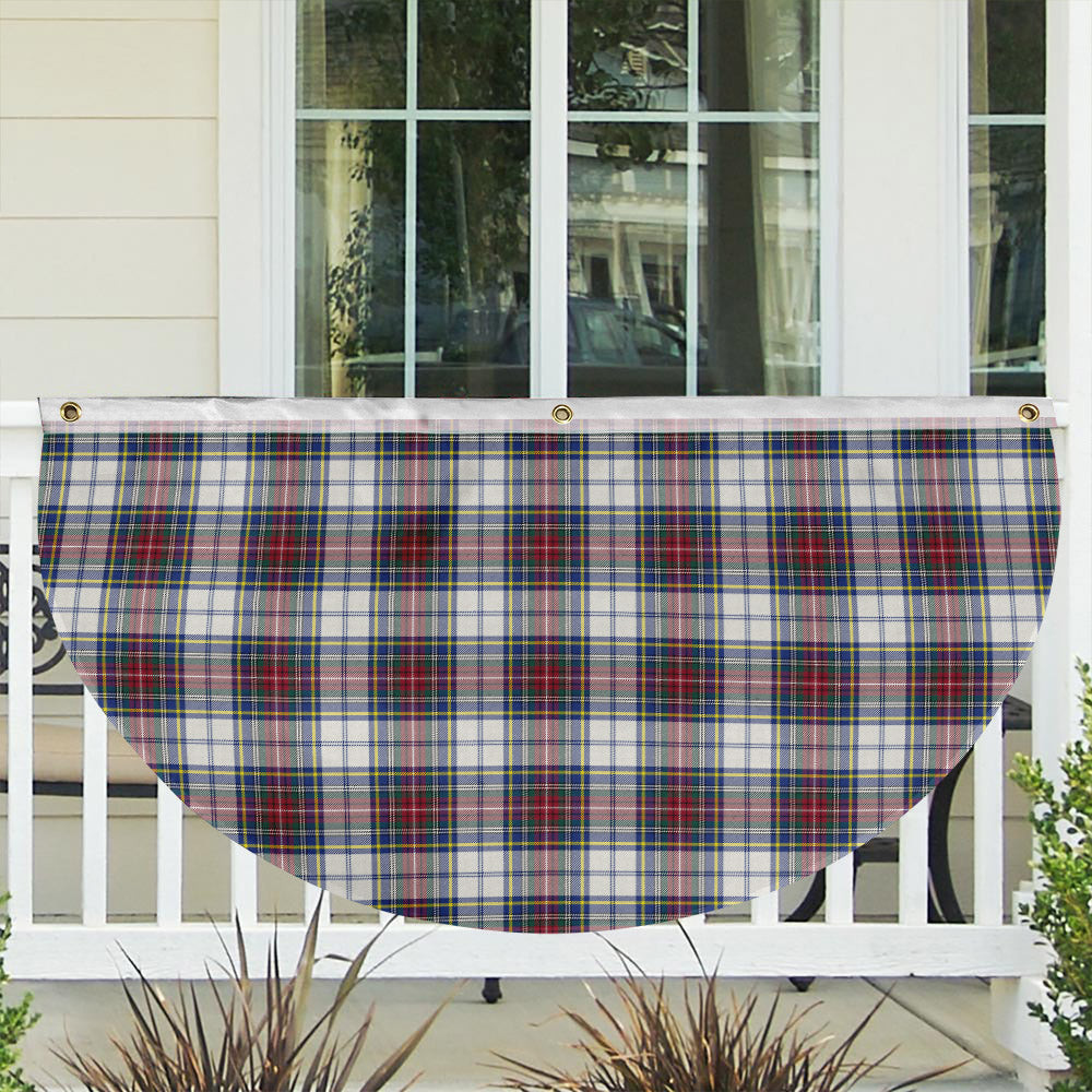 ScotsTee Shop Scottish MacBeth Dress Modern Tartan Non-Pleated Fan Flag Bunting Banner