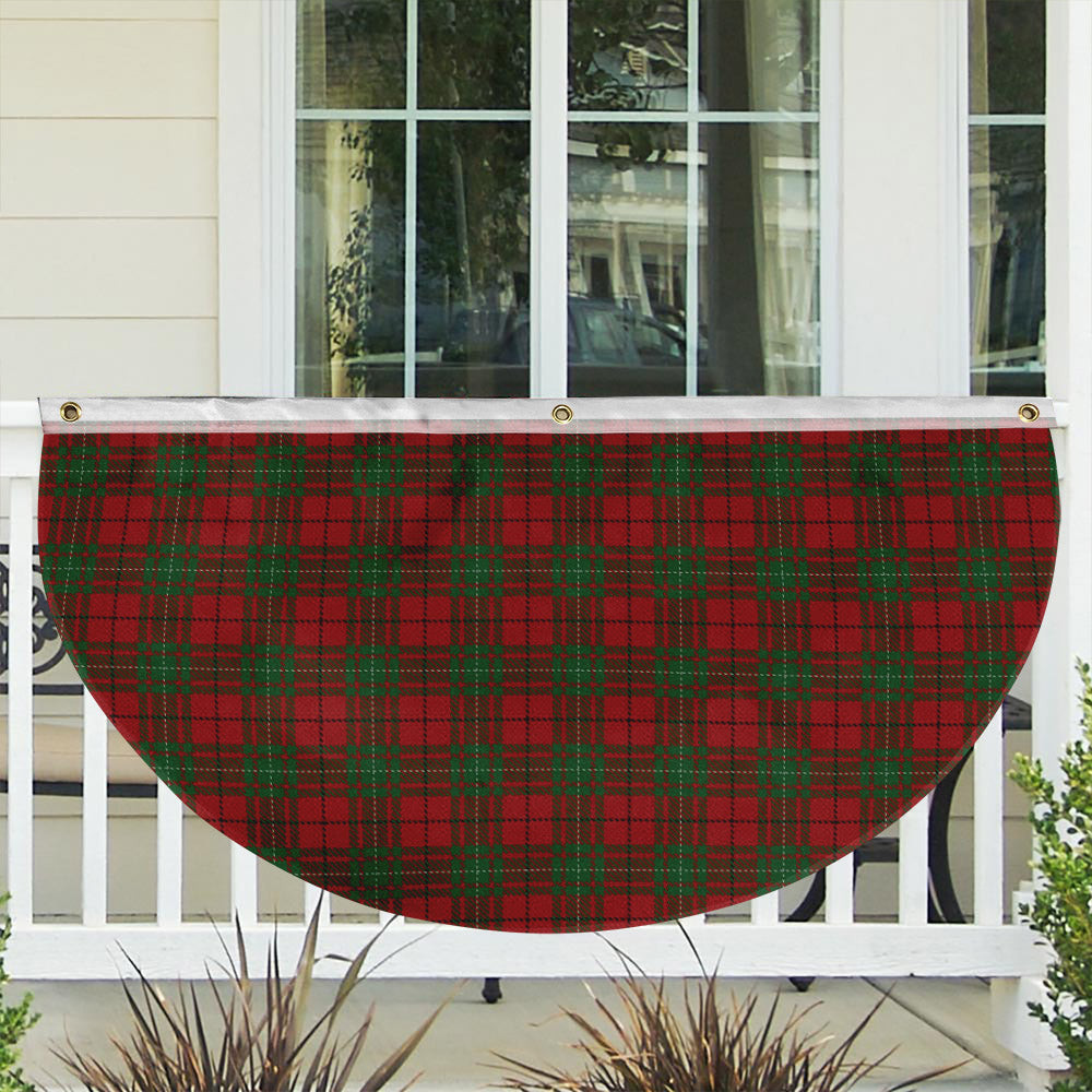 ScotsTee Shop Scottish MacAulay Tartan Non-Pleated Fan Flag Bunting Banner