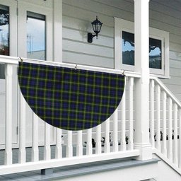 ScotsTee Shop Scottish Gordon of Esslemont Tartan Non-Pleated Fan Flag Bunting Banner