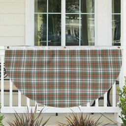 ScotsTee Shop Scottish MacBean Dress Ancient Tartan Non-Pleated Fan Flag Bunting Banner