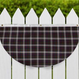 ScotsTee Shop Scottish MacDonald Dress Tartan Non-Pleated Fan Flag Bunting Banner