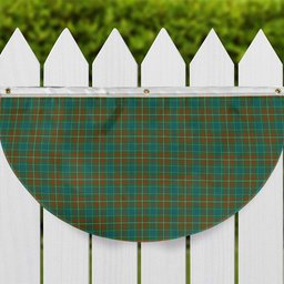ScotsTee Shop Scottish McConnell Ancient Tartan Non-Pleated Fan Flag Bunting Banner