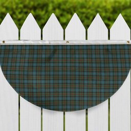 ScotsTee Shop Scottish Paisley Tartan Non-Pleated Fan Flag Bunting Banner