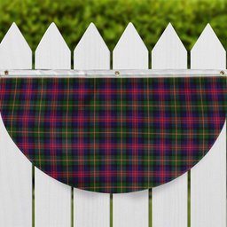 ScotsTee Shop Scottish Logan Modern Tartan Non-Pleated Fan Flag Bunting Banner