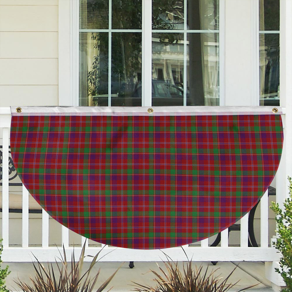ScotsTee Shop Scottish Glenfinnan Tartan Non-Pleated Fan Flag Bunting Banner