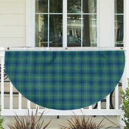 ScotsTee Shop Scottish Oliphant Ancient Tartan Non-Pleated Fan Flag Bunting Banner