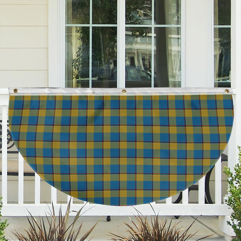 ScotsTee Shop Scottish Oliver Dress Pink Tartan Non-Pleated Fan Flag Bunting Banner