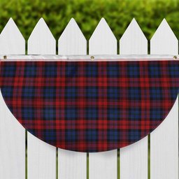 ScotsTee Shop Scottish McLachlan Modern Tartan Non-Pleated Fan Flag Bunting Banner