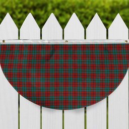ScotsTee Shop Scottish McCook or Cook Tartan Non-Pleated Fan Flag Bunting Banner