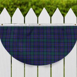 ScotsTee Shop Scottish Weir Ancient Tartan Tartan Non-Pleated Fan Flag Bunting Banner