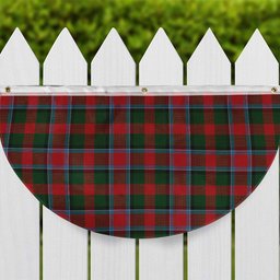 ScotsTee Shop Scottish Thomson Mackinlay Tartan Non-Pleated Fan Flag Bunting Banner
