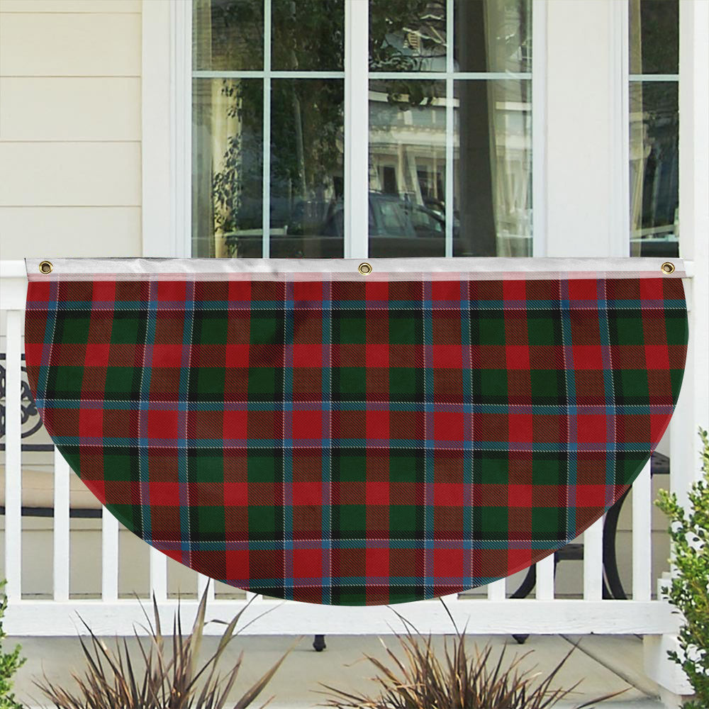 ScotsTee Shop Scottish Thomson Mackinlay Tartan Non-Pleated Fan Flag Bunting Banner