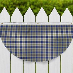 ScotsTee Shop Scottish Livingstone Dress Modern Tartan Non-Pleated Fan Flag Bunting Banner