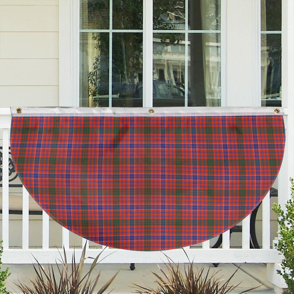 ScotsTee Shop Scottish McRae Ancient Tartan Non-Pleated Fan Flag Bunting Banner