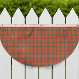 ScotsTee Shop Scottish Monroe Ancient Tartan Non-Pleated Fan Flag Bunting Banner