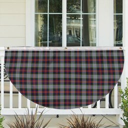 ScotsTee Shop Scottish MacPherson Dress 1 Tartan Non-Pleated Fan Flag Bunting Banner