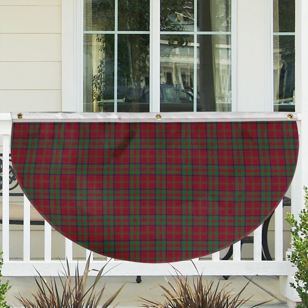 ScotsTee Shop Scottish McDonald of Glencoe Modern Tartan Non-Pleated Fan Flag Bunting Banner