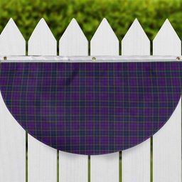 ScotsTee Shop Scottish Wardlaw Modern Tartan Non-Pleated Fan Flag Bunting Banner