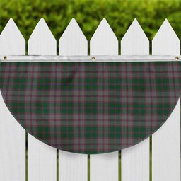 ScotsTee Shop Scottish MacPherson Gathering 1996 Tartan Non-Pleated Fan Flag Bunting Banner