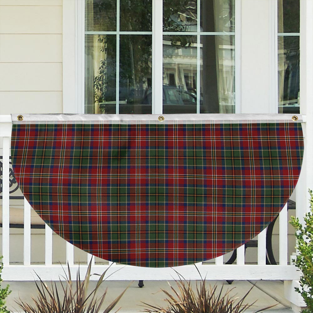 ScotsTee Shop Scottish MacCulloch Ancient Tartan Non-Pleated Fan Flag Bunting Banner