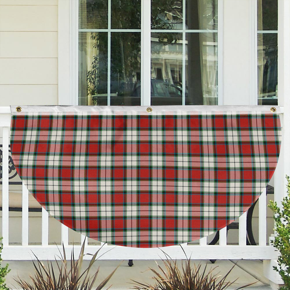 ScotsTee Shop Scottish Rose Dress Ancient Tartan Non-Pleated Fan Flag Bunting Banner