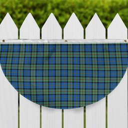 ScotsTee Shop Scottish MacLeod of Harris Ancient Tartan Non-Pleated Fan Flag Bunting Banner