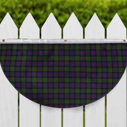 ScotsTee Shop Scottish MacDonald Tartan Non-Pleated Fan Flag Bunting Banner