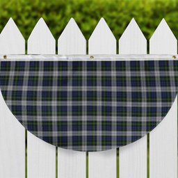 ScotsTee Shop Scottish Gordon Dress Original Tartan Non-Pleated Fan Flag Bunting Banner