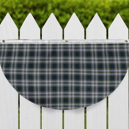 ScotsTee Shop Scottish Gordon Dress 3 Tartan Non-Pleated Fan Flag Bunting Banner