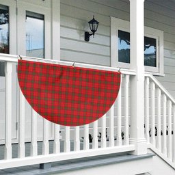 ScotsTee Shop Scottish Ross Modern Tartan Non-Pleated Fan Flag Bunting Banner