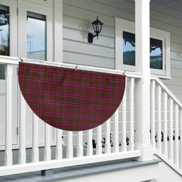 ScotsTee Shop Scottish MacRae Red Tartan Non-Pleated Fan Flag Bunting Banner