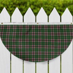 ScotsTee Shop Scottish Gray Hunting SC Tartan Non-Pleated Fan Flag Bunting Banner