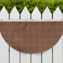 ScotsTee Shop Scottish McKinnon Ancient Tartan Non-Pleated Fan Flag Bunting Banner