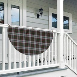 ScotsTee Shop Scottish Stewart of Appin Dress Tartan Non-Pleated Fan Flag Bunting Banner