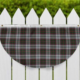 ScotsTee Shop Scottish Stewart of Appin Dress Tartan Non-Pleated Fan Flag Bunting Banner