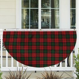 ScotsTee Shop Scottish Lindsay 2 Tartan Non-Pleated Fan Flag Bunting Banner