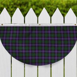 ScotsTee Shop Scottish MacRae Hunting 1 Tartan Non-Pleated Fan Flag Bunting Banner